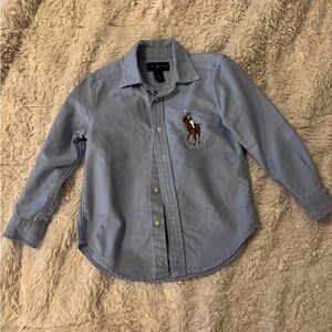 Ralph Lauren Blue Polo Button Down Size 5